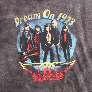 Aerosmith Mens T-Shirt Size XXL Dream On 1973 Short Sleeve Rag Doll Licensed New